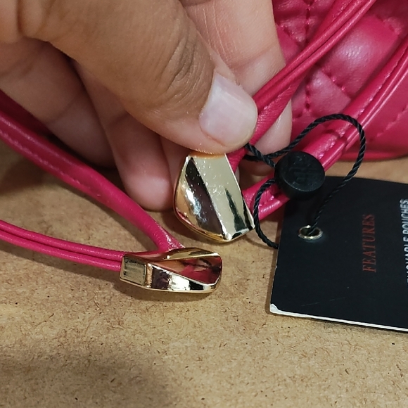 PurseN Fuchsia Quilted Mini Jewelry Travel Bag - Picture 3 of 8